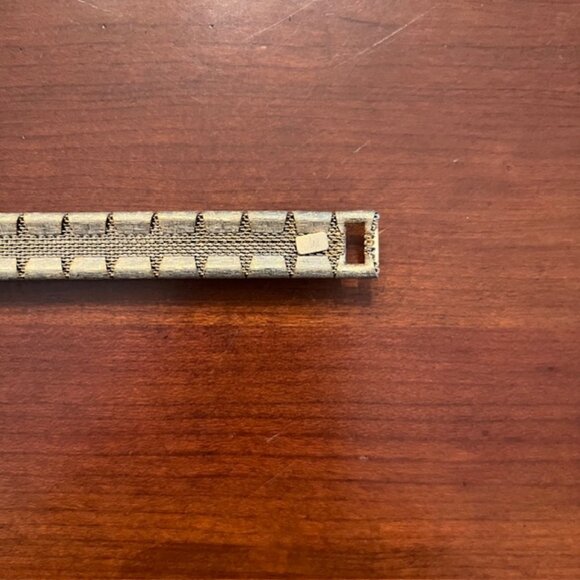 Vintage Act II Gold Tone Jeweled Bracelet - Picture 7 of 9